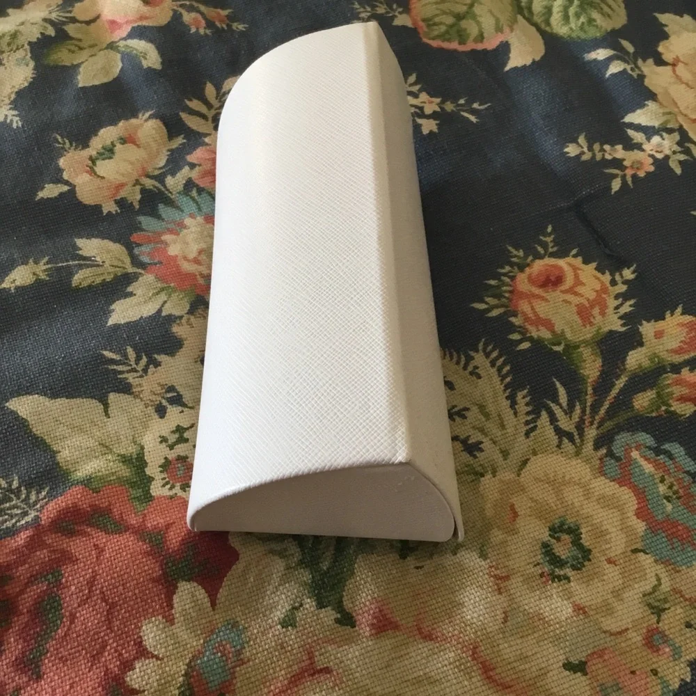 Michael Kors Large White Glasses Case